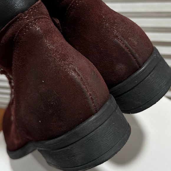 🌸MIZ MOOZ🌸 Steffy Leather Lace-Up Boots Burgundy Size: 41 - Picture 8 of 10